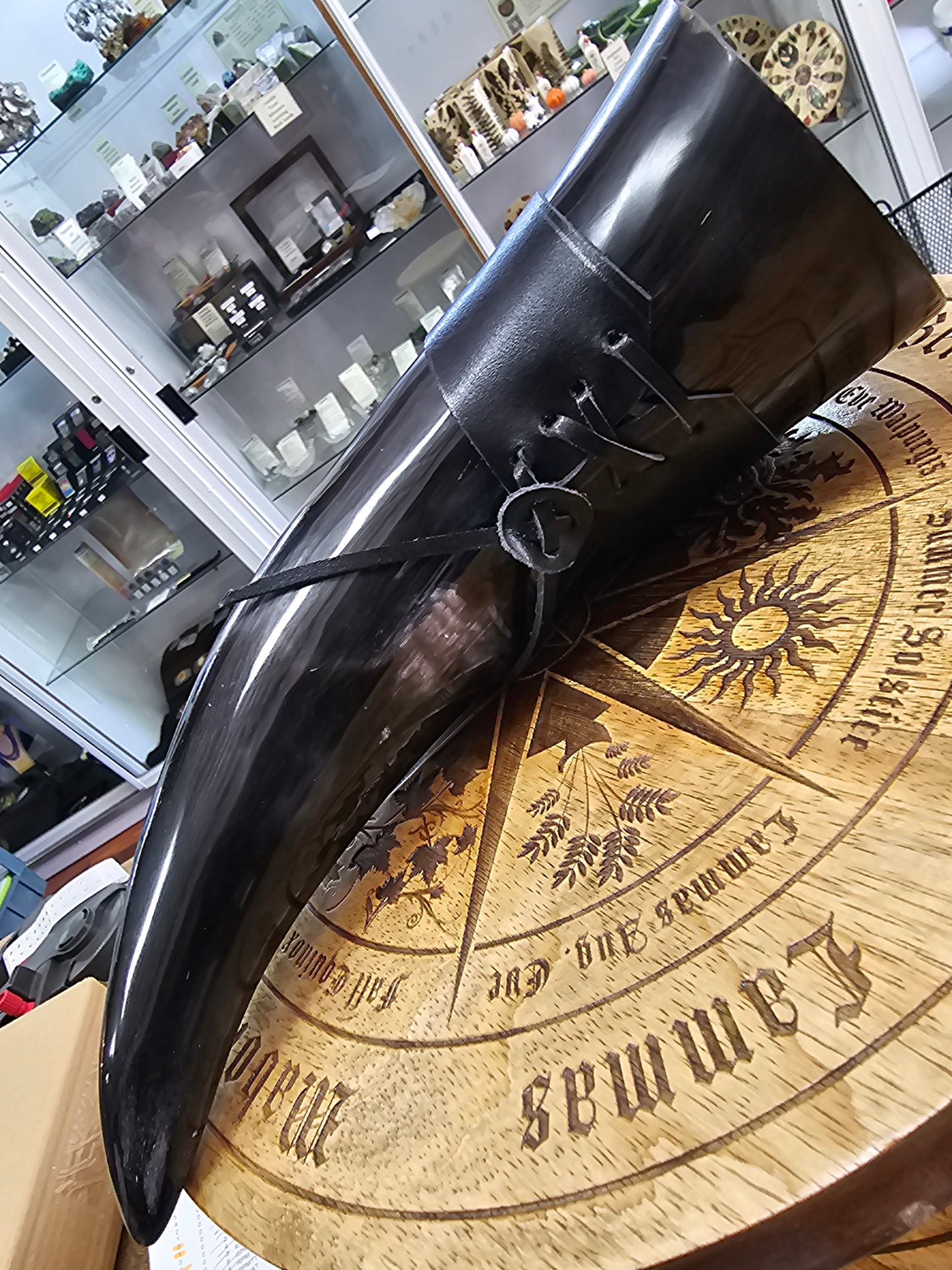 Horn Mug with Stand