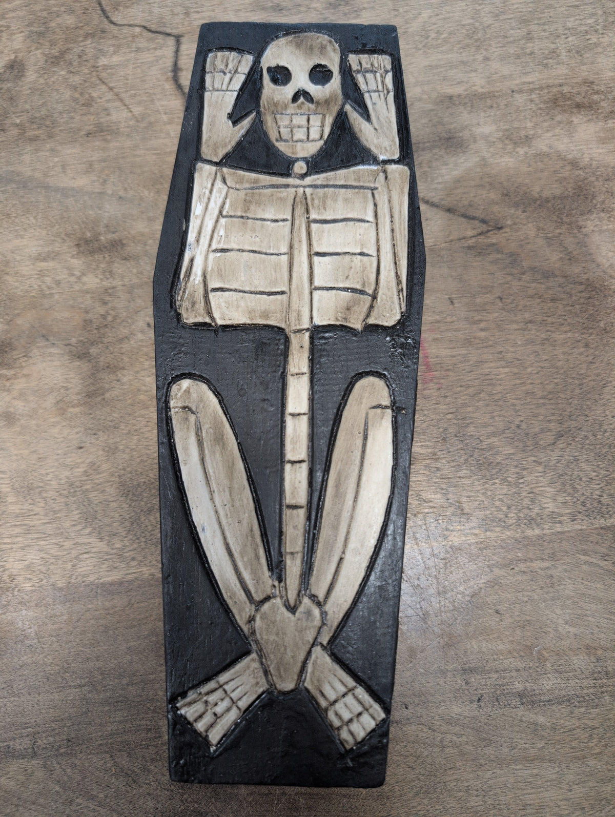 Skull and Crossbones Coffin Box