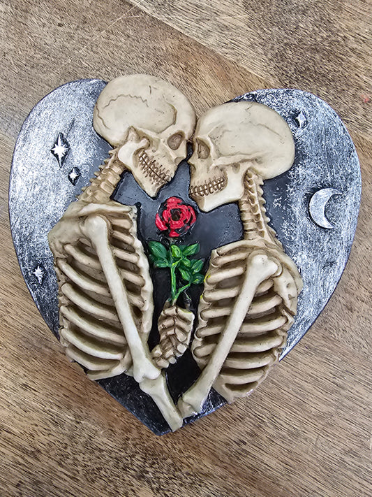 Heart Shaped Lovers Incense Burner