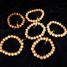 Load image into Gallery viewer, Red Lotus Seed Prayer Beads Wrist Mala