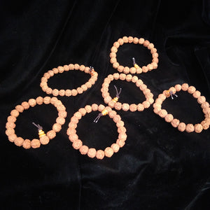 Rudraksha wrist mala prayer beads