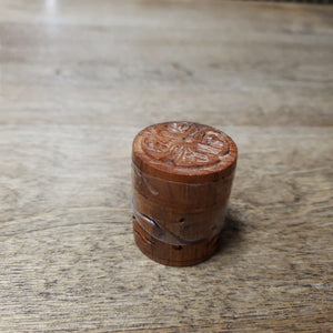 Auric Blends Amber Butter Perfume in Rosewood Jar