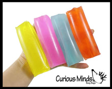 Load image into Gallery viewer, 1 GLOW Neon Water Filled Tube Snake Stress Toy - Squishy Wi