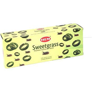 Sweetgrass HEM Incense 20 Sticks