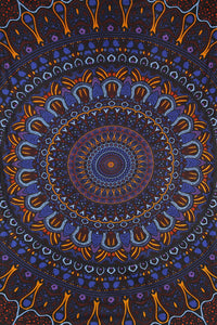 Eclipse 3D Tapestry 60x90 - Artwork by Chris Pinkerton
