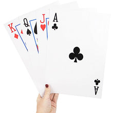 Load image into Gallery viewer, Super Jumbo Sized Playing Cards 8.25&quot;x11.75&quot;