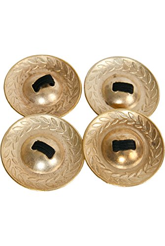 Mid East Brass Decorated Finger Cymbals