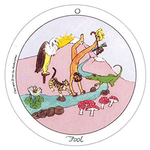 Mini Motherpeace Round Tarot Deck 78 Card
