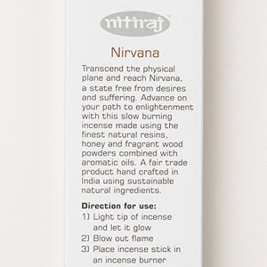 Nitiraj Premium NIRVANA Natural Incense Sticks