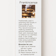 Load image into Gallery viewer, Nitiraj Premium FRANKINCENSE Natural Incense Sticks