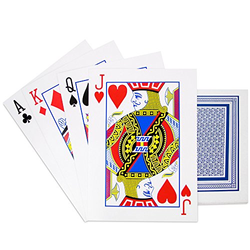Super Jumbo Sized Playing Cards 8.25