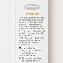 Load image into Gallery viewer, Nitiraj Premium PROSPERITY Natural Incense Sticks