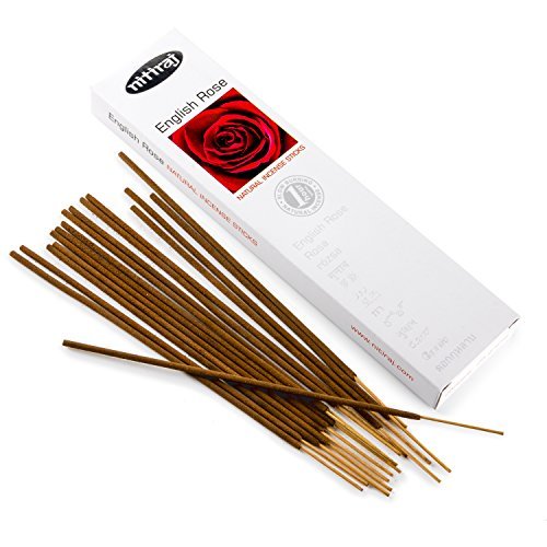 Nitiraj Premium ENGLISH ROSE Natural Incense Sticks