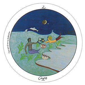 Mini Motherpeace Round Tarot Deck 78 Card