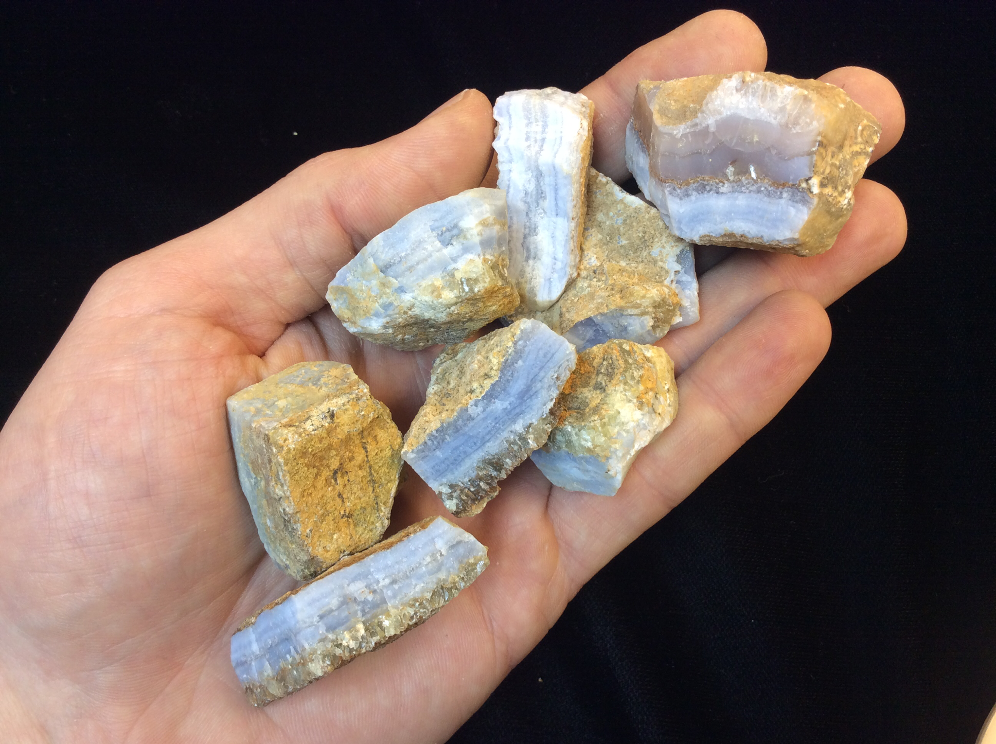 Blue Lace Agate Rough Gemini s Eclectic Emporium