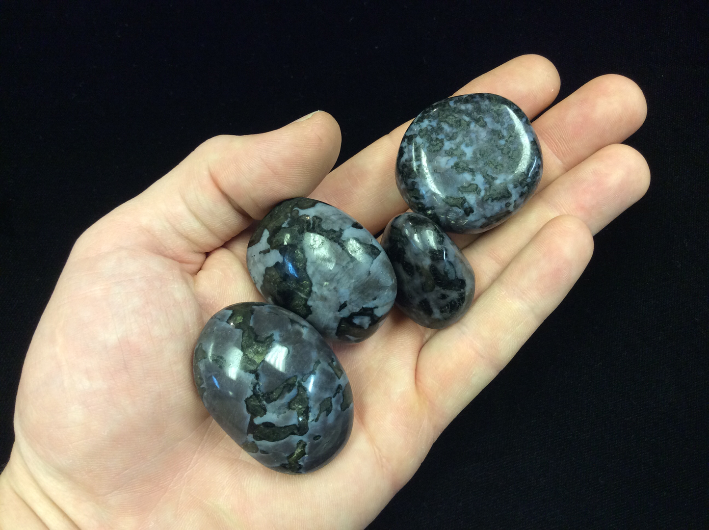 Indigo Gabbro Tumbled