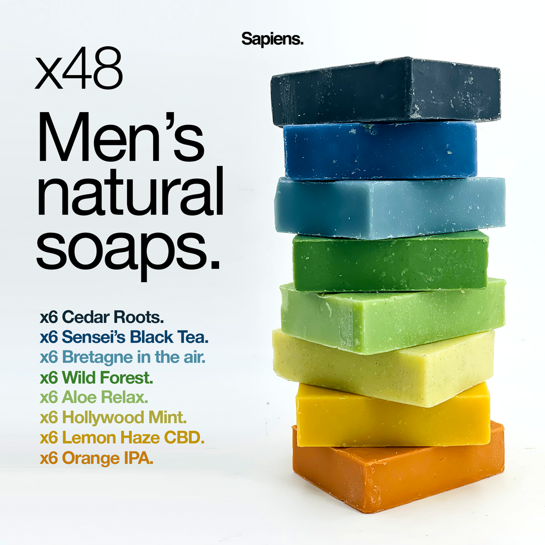 Natural Men's Soaps from France by Sapiens