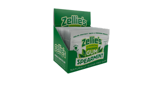 Zellie's Xylitol Dental Gum - Spearmint 18ct Pouch