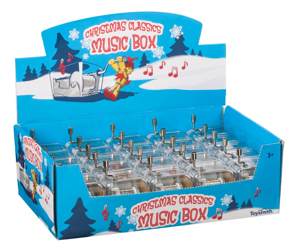 Toysmith Christmas Classics Music Boxes-Stocking Stuffer