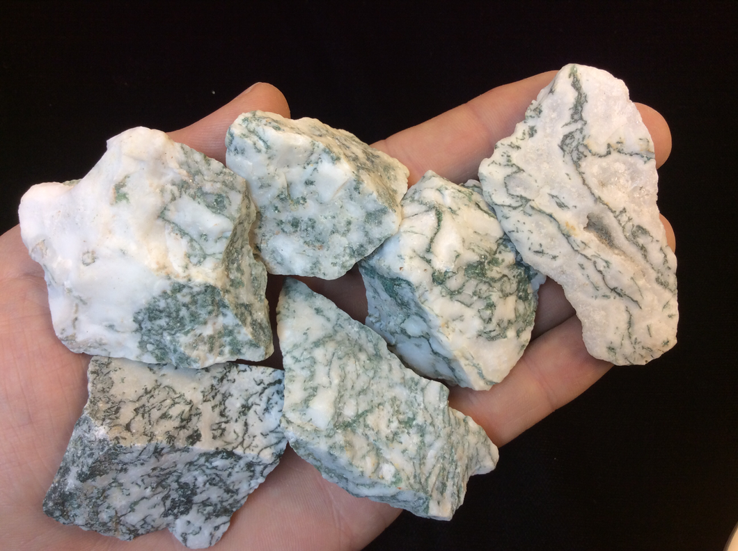 Green Tree Agate Rough
