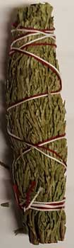 Cedar 3-4" smudge stick