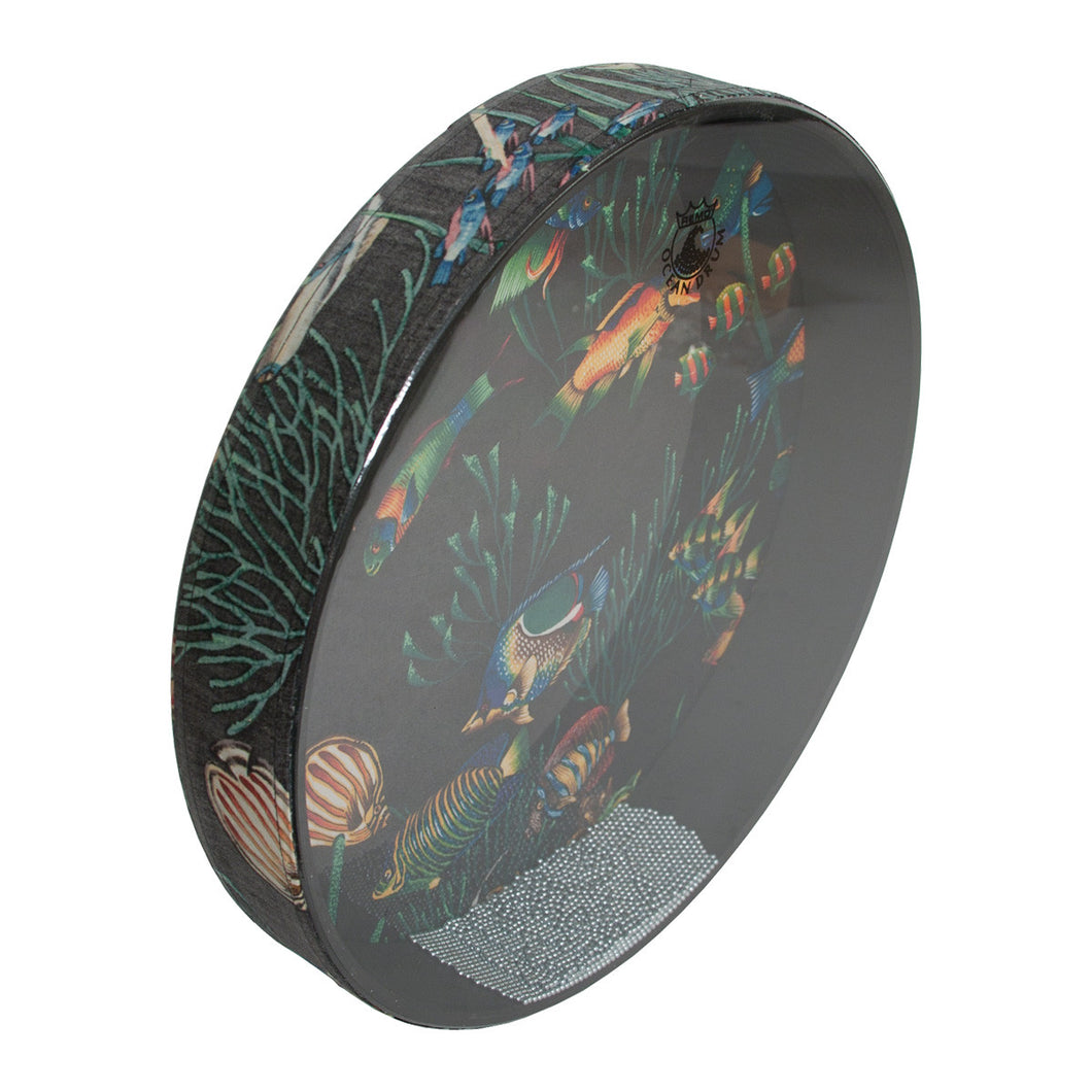 REMO OCEAN DRUM 16-BY-2.5-INCH - FISH