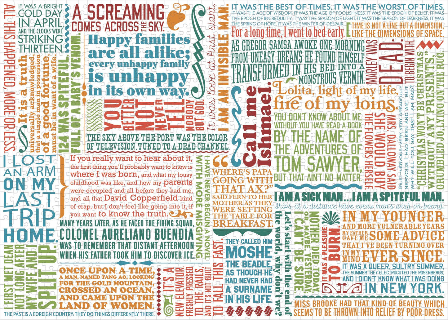Unemployed Philosophers Guild 1000 Piece Puzzles