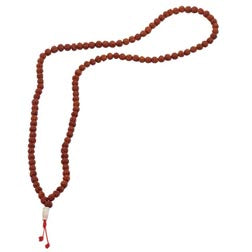 Traditional Indian Rudraksha Mala Prayer Beads