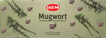 Mugwort HEM Incense Hexagonal 20 Stick Pack
