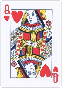 100% Plastic Rally Playing Cards Red or Blue