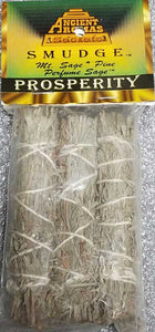 Prosperity smudge stick 3pk 4" by Ancient Aromas