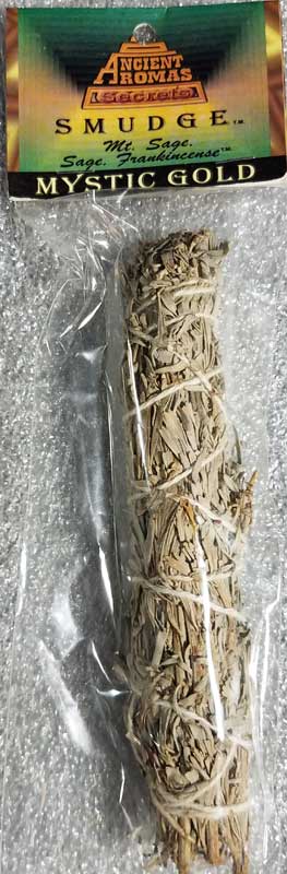 Mystic Gold smudge stick 5-6
