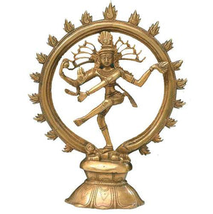 Brass Statue, Nataraj -Dancing Shiva 10"