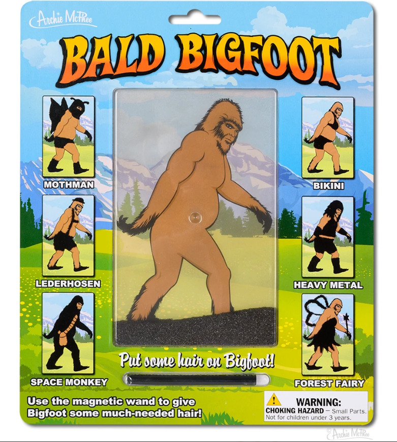 Bald Bigfoot Magnetic Wand Playset