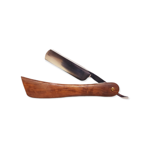 Sword Edge pure shesham wood stainless steel straight razor