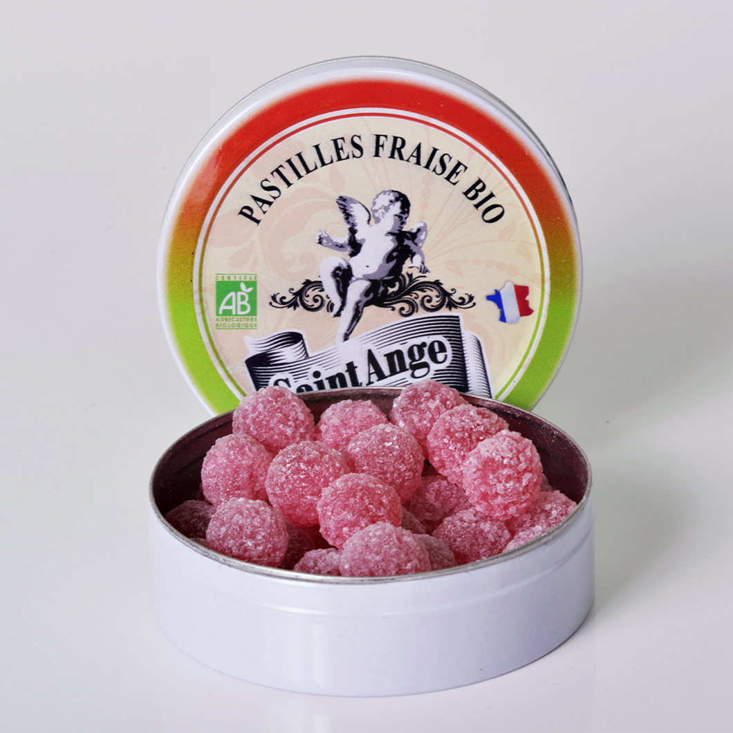 Saint-Ange BIO Fraise Organic Strawberry Pastilles