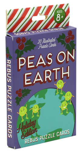 Peas on Earth Holiday Rebus Cards Deluxe Edition (E-18)