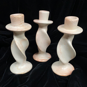 Soapstone Candle Holder