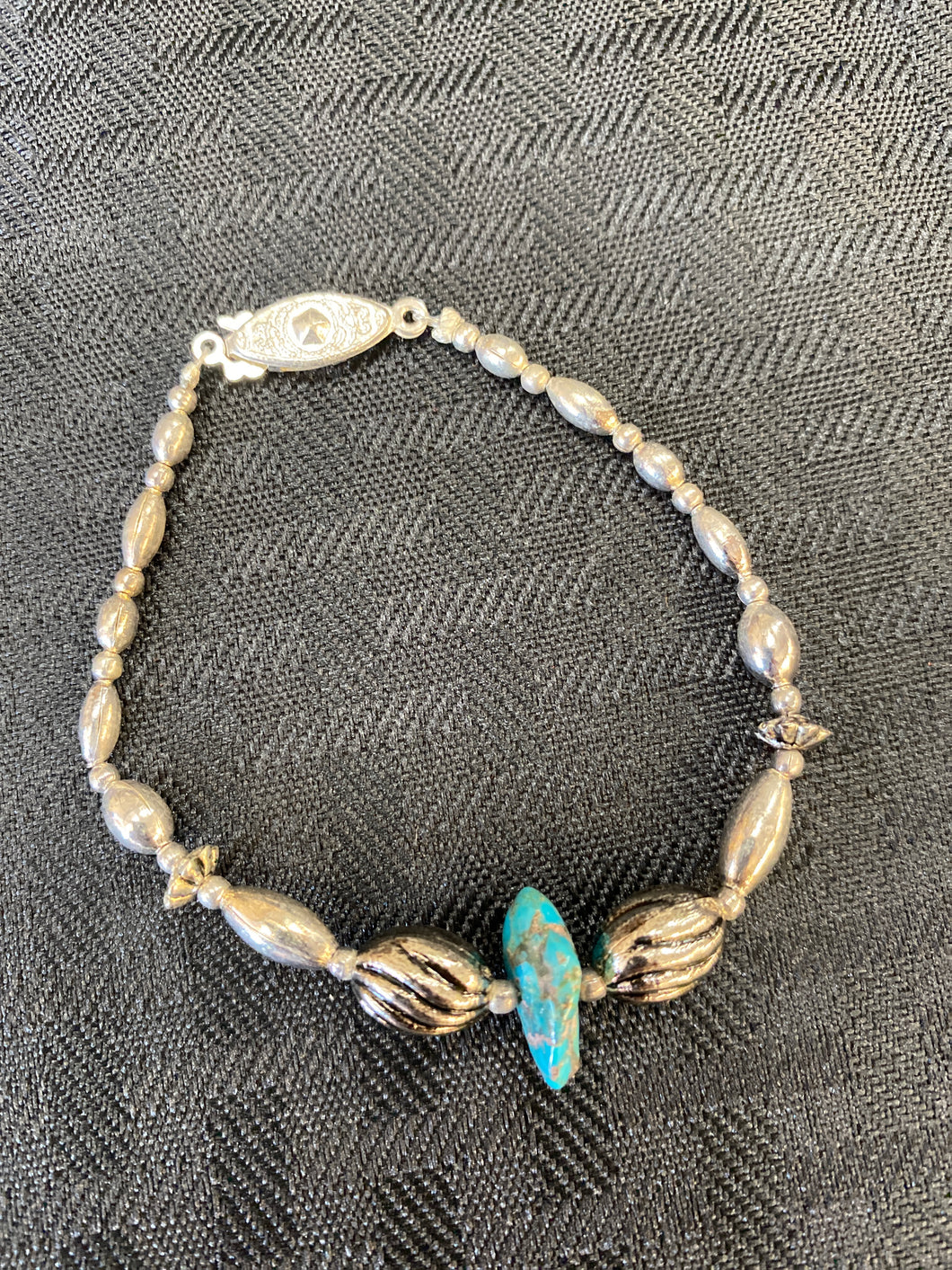 Turquoise nugget bracelet