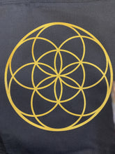 Load image into Gallery viewer, Fabric Crystal Grid Gold