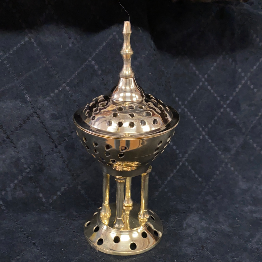 Greek Styled Brass Incense Burner