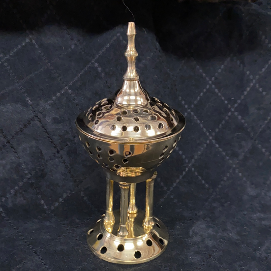 Greek Styled Brass Incense Burner