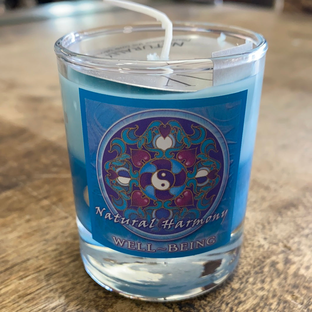 Soy Mandala Votive Candle by Crystal Journey