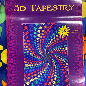 Sunshine Joy 3D Art Tapestry Spiral Suns