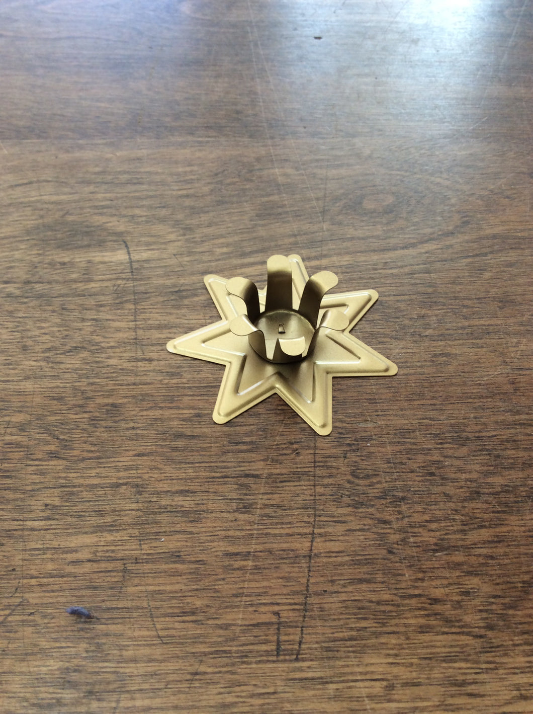 Taper Candle Holder Seven Pointed Star