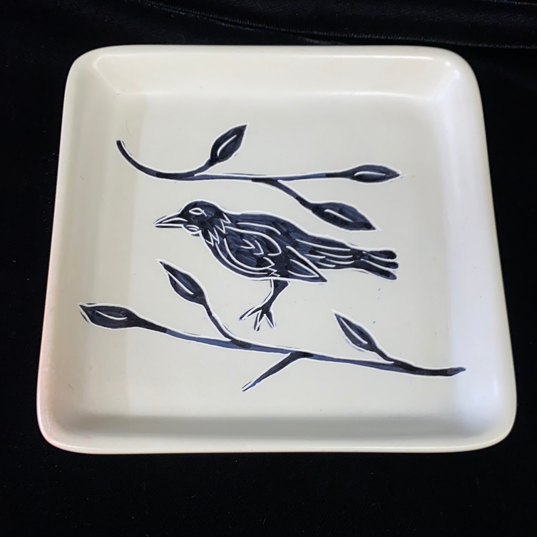 Soapstone Bird Tray