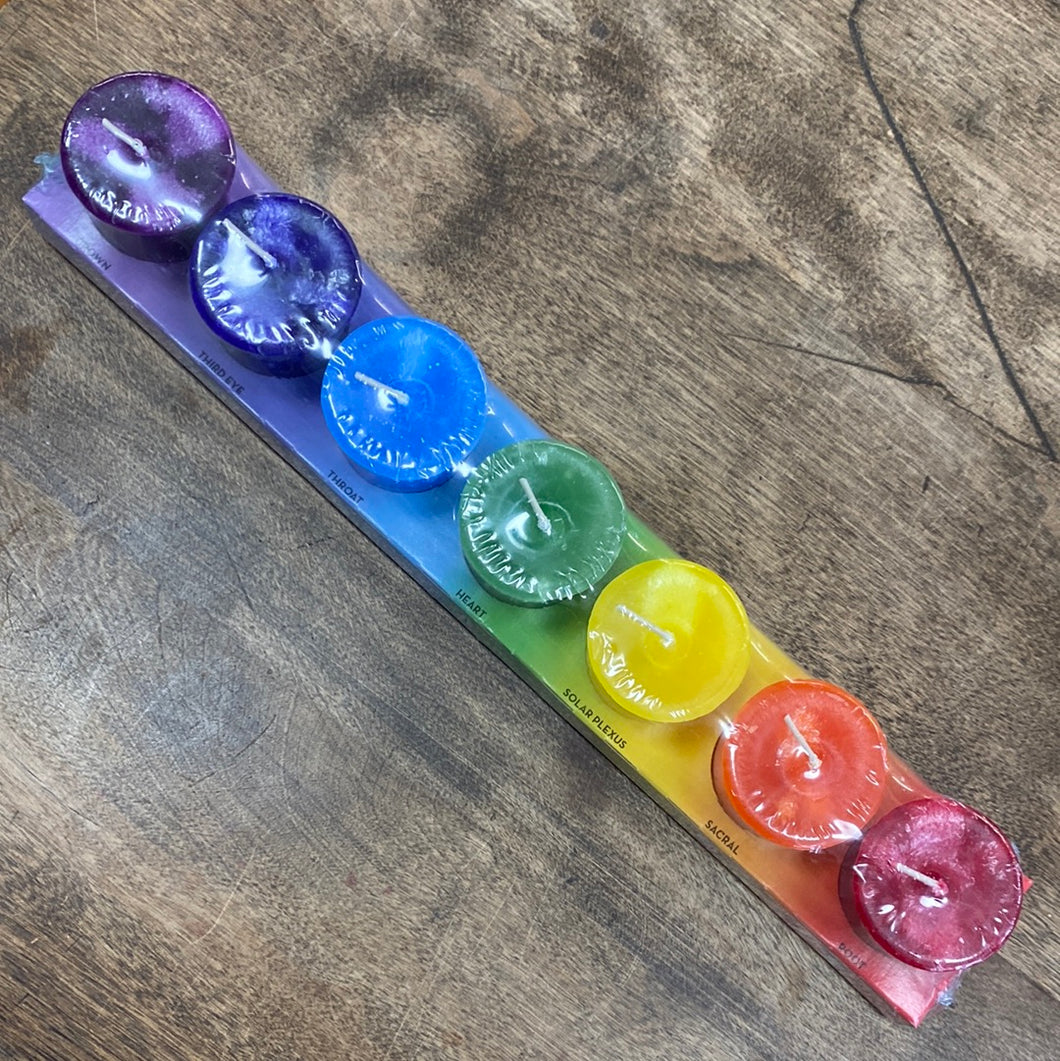 Chakra Candle Votive Set