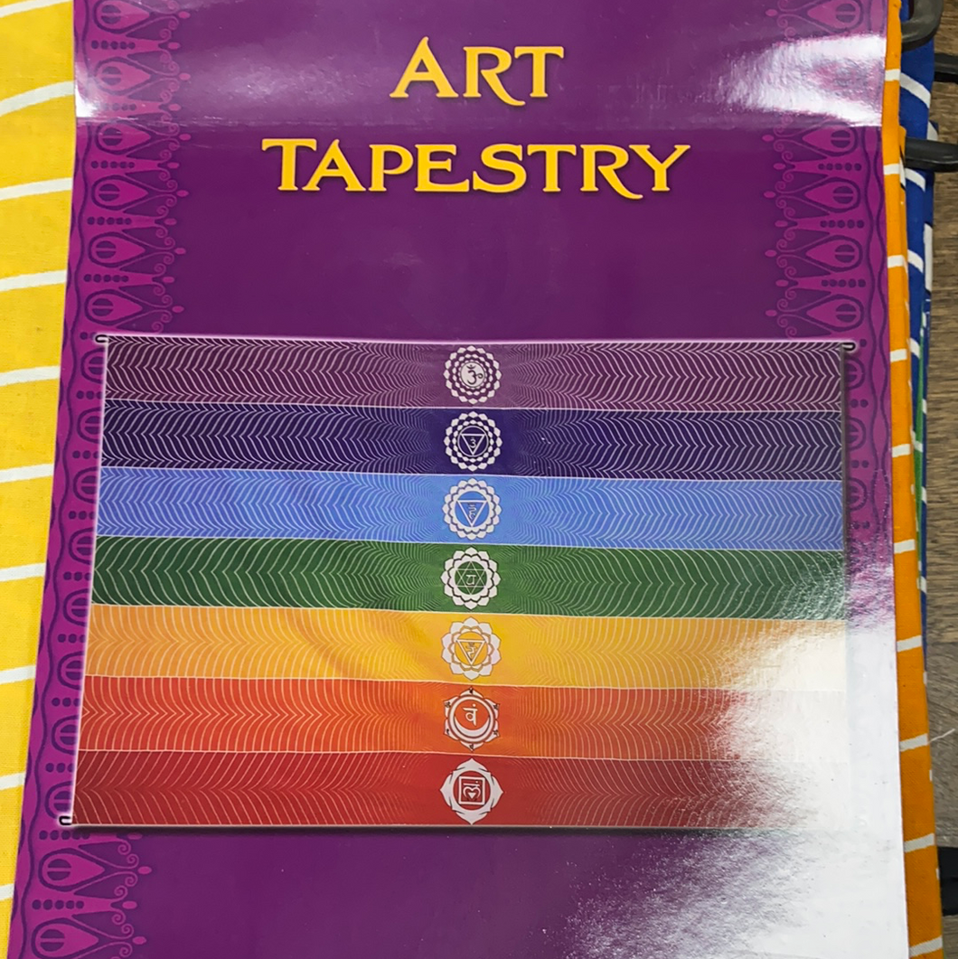 Sunshine Joy Art Tapestry Chakra Rainbow