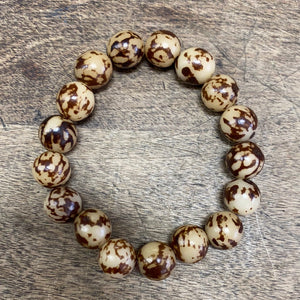 Bodhi Tree Buri Palm Nut wrist mala prayer bead bracelet