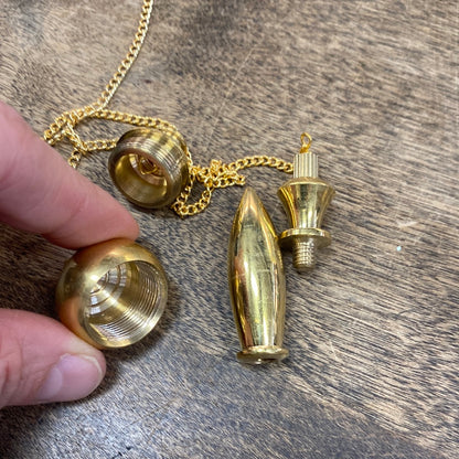 Pendulum Brass with compartment